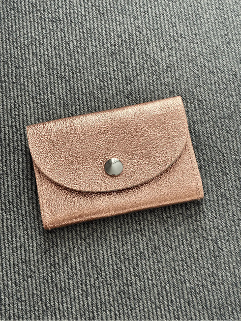 Porte-cartes brillant à 2 rangements